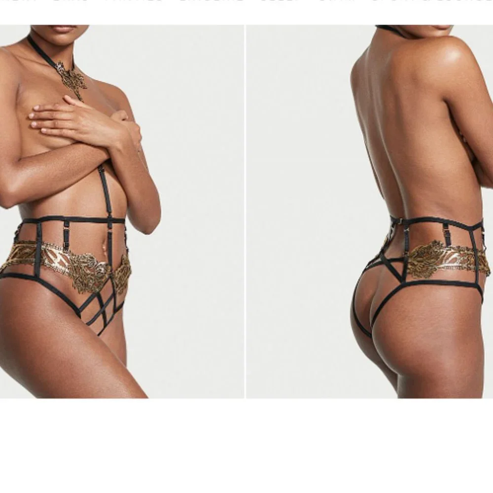 Last Pair VS VERY SEXY Band of Lovers Harness Panty So Incredibly Gorgeous! NWT - Picture 5 of 16